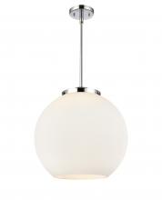 Innovations Lighting 221-3S-PC-G121-16-LED - Athens - 3 Light - 16 inch - Polished Chrome - Cord hung - Pendant