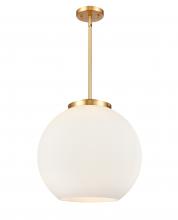 Innovations Lighting 221-3S-SG-G121-16-LED - Athens - 3 Light - 16 inch - Satin Gold - Cord hung - Pendant
