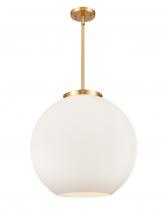 Innovations Lighting 221-3S-SG-G121-18-LED - Athens - 3 Light - 18 inch - Satin Gold - Cord hung - Pendant