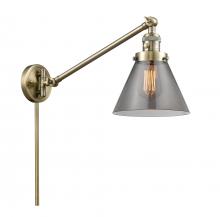 Innovations Lighting 237-AB-G43-LED - Cone - 1 Light - 8 inch - Antique Brass -Adjustable Swing Arm