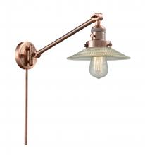 Innovations Lighting 237-AC-G2-LED - Halophane - 1 Light - 9 inch - Antique Copper -Adjustable Swing Arm