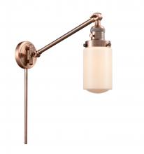 Innovations Lighting 237-AC-G311-LED - Dover - 1 Light - 5 inch - Antique Copper -Adjustable Swing Arm