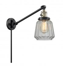 Innovations Lighting 237-BAB-G142-LED - Chatham - 1 Light - 8 inch - Black Antique Brass -Adjustable Swing Arm
