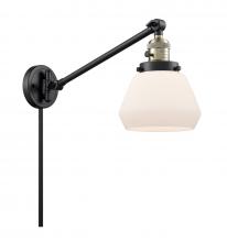 Innovations Lighting 237-BAB-G171-LED - Fulton - 1 Light - 8 inch - Black Antique Brass -Adjustable Swing Arm