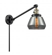 Innovations Lighting 237-BAB-G173 - Fulton - 1 Light - 8 inch - Black Antique Brass -Adjustable Swing Arm