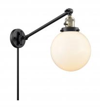 Innovations Lighting 237-BAB-G201-8-LED - Beacon - 1 Light - 8 inch - Black Antique Brass -Adjustable Swing Arm