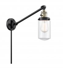 Innovations Lighting 237-BAB-G312-LED - Dover - 1 Light - 5 inch - Black Antique Brass -Adjustable Swing Arm