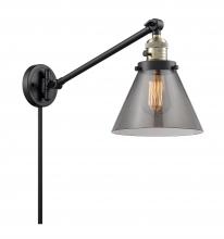Innovations Lighting 237-BAB-G43-LED - Cone - 1 Light - 8 inch - Black Antique Brass -Adjustable Swing Arm