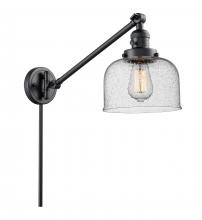 Innovations Lighting 237-BK-G74-LED - Bell - 1 Light - 8 inch - Matte Black -Adjustable Swing Arm
