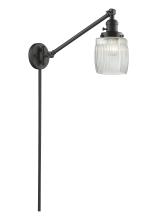 Innovations Lighting 237-OB-G302-LED - Colton - 1 Light - 8 inch - Oil Rubbed Bronze -Adjustable Swing Arm