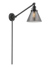 Innovations Lighting 237-OB-G43-LED - Cone - 1 Light - 8 inch - Oil Rubbed Bronze -Adjustable Swing Arm