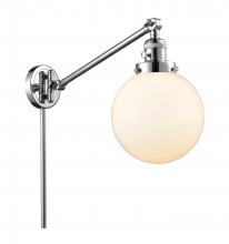 Innovations Lighting 237-PC-G201-8-LED - Beacon - 1 Light - 8 inch - Polished Chrome -Adjustable Swing Arm