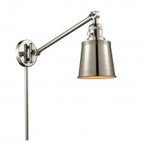 Innovations Lighting 237-PN-M9-LED - Addison - 1 Light - 8 inch - Polished Nickel -Adjustable Swing Arm