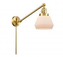 Innovations Lighting 237-SG-G171-LED - Fulton - 1 Light - 8 inch - Satin Gold -Adjustable Swing Arm