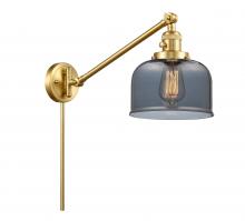Innovations Lighting 237-SG-G73 - Bell - 1 Light - 8 inch - Satin Gold -Adjustable Swing Arm