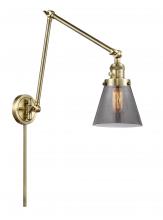 Innovations Lighting 238-AB-G63 - Cone - 1 Light - 8 inch - Antique Brass -Adjustable Swing Arm