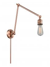 Innovations Lighting 238-AC-LED - Bare Bulb - 1 Light - 5 inch - Antique Copper -Adjustable Swing Arm