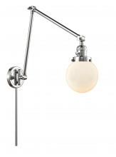Innovations Lighting 238-PC-G201-6-LED - Beacon - 1 Light - 6 inch - Polished Chrome -Adjustable Swing Arm