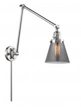 Innovations Lighting 238-PC-G63 - Cone - 1 Light - 8 inch - Polished Chrome -Adjustable Swing Arm