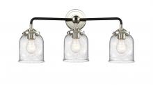 Innovations Lighting 284-3W-BPN-G54-LED - Bell - 3 Light - 23 inch - Black Polished Nickel - Bath Vanity Light