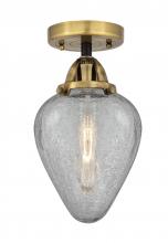 Innovations Lighting 288-1C-BAB-G165-LED - Geneseo - 1 Light - 7 inch - Black Antique Brass - Semi-Flush Mount