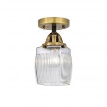 Innovations Lighting 288-1C-BAB-G302-LED - Colton - 1 Light - 6 inch - Black Antique Brass - Semi-Flush Mount
