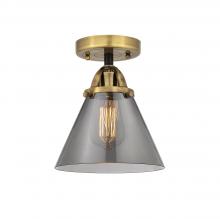 Innovations Lighting 288-1C-BAB-G43-LED - Cone - 1 Light - 8 inch - Black Antique Brass - Semi-Flush Mount