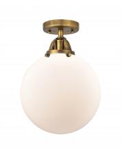 Innovations Lighting 288-1C-BB-G201-10-LED - Beacon - 1 Light - 10 inch - Brushed Brass - Semi-Flush Mount