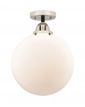 Innovations Lighting 288-1C-BPN-G201-12-LED - Beacon - 1 Light - 12 inch - Black Polished Nickel - Semi-Flush Mount