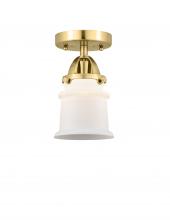 Innovations Lighting 288-1C-SG-G181S-LED - Canton - 1 Light - 5 inch - Satin Gold - Semi-Flush Mount