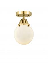 Innovations Lighting 288-1C-SG-G201-6-LED - Beacon - 1 Light - 6 inch - Satin Gold - Semi-Flush Mount