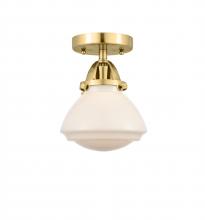 Innovations Lighting 288-1C-SG-G321-LED - Olean - 1 Light - 7 inch - Satin Gold - Semi-Flush Mount