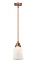 Innovations Lighting 288-1S-AC-G181-LED - Canton - 1 Light - 6 inch - Antique Copper - Cord hung - Mini Pendant