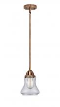 Innovations Lighting 288-1S-AC-G194-LED - Bellmont - 1 Light - 6 inch - Antique Copper - Cord hung - Mini Pendant