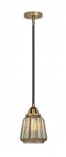 Innovations Lighting 288-1S-BAB-G146 - Chatham - 1 Light - 7 inch - Black Antique Brass - Cord hung - Mini Pendant