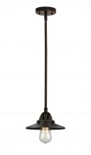 Innovations Lighting 288-1S-OB-M5-OB-LED - Railroad - 1 Light - 8 inch - Oil Rubbed Bronze - Cord hung - Mini Pendant