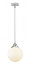 Innovations Lighting 288-1S-PC-G201-8-LED - Beacon - 1 Light - 8 inch - Polished Chrome - Cord hung - Mini Pendant