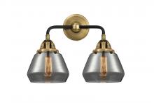Innovations Lighting 288-2W-BAB-G173-LED - Fulton - 2 Light - 15 inch - Black Antique Brass - Bath Vanity Light