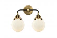 Innovations Lighting 288-2W-BAB-G201-6-LED - Beacon - 2 Light - 14 inch - Black Antique Brass - Bath Vanity Light