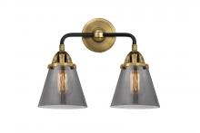 Innovations Lighting 288-2W-BAB-G63-LED - Cone - 2 Light - 14 inch - Black Antique Brass - Bath Vanity Light