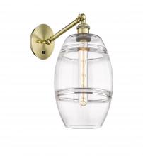 Innovations Lighting 317-1W-AB-G557-8CL - Vaz - 1 Light - 8 inch - Antique Brass - Adjustable Sconce