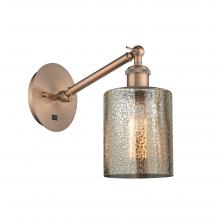 Innovations Lighting 317-1W-AC-G116-LED - Cobbleskill - 1 Light - 5 inch - Antique Copper - Adjustable Sconce