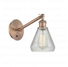 Innovations Lighting 317-1W-AC-G275-LED - Conesus - 1 Light - 6 inch - Antique Copper - Adjustable Sconce