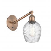 Innovations Lighting 317-1W-AC-G292-LED - Salina - 1 Light - 6 inch - Antique Copper - Adjustable Sconce