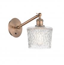 Innovations Lighting 317-1W-AC-G402-LED - Niagara - 1 Light - 7 inch - Antique Copper - Adjustable Sconce