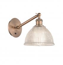 Innovations Lighting 317-1W-AC-G422-LED - Arietta - 1 Light - 8 inch - Antique Copper - Adjustable Sconce