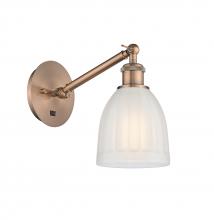 Innovations Lighting 317-1W-AC-G441-LED - Brookfield - 1 Light - 6 inch - Antique Copper - Adjustable Sconce