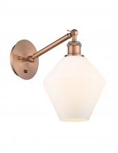 Innovations Lighting 317-1W-AC-G651-8-LED - Cindyrella - 1 Light - 8 inch - Antique Copper - Adjustable Sconce