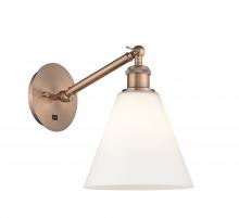 Innovations Lighting 317-1W-AC-GBC-81-LED - Berkshire - 1 Light - 8 inch - Antique Copper - Adjustable Sconce