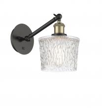 Innovations Lighting 317-1W-BAB-G402-LED - Niagara - 1 Light - 7 inch - Black Antique Brass - Adjustable Sconce